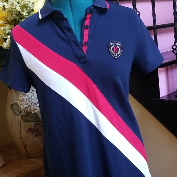 New Tommy Hilfiger Polo Shirt Dress - SZ S - Picture 3 of 6